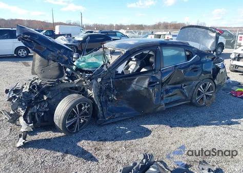 2020 Nissan Sentra Sr Xtronic Cvt z USA, uszkodzony, nr VIN 3N1AB8DV1LY293651